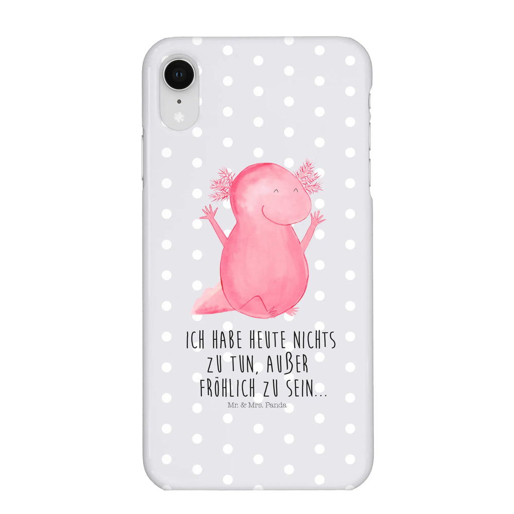Handyhülle Axolotl Hurra Handy, Iphone 10, Handycover, Handy Case, Cover, Handyhülle, Hülle, Iphone X, Molch, Axolotl, Axolot, Schwanzlurch, Freude, Spaß, Lurch, Fröhlich, Motivation, Zufriedenheit, Lurche