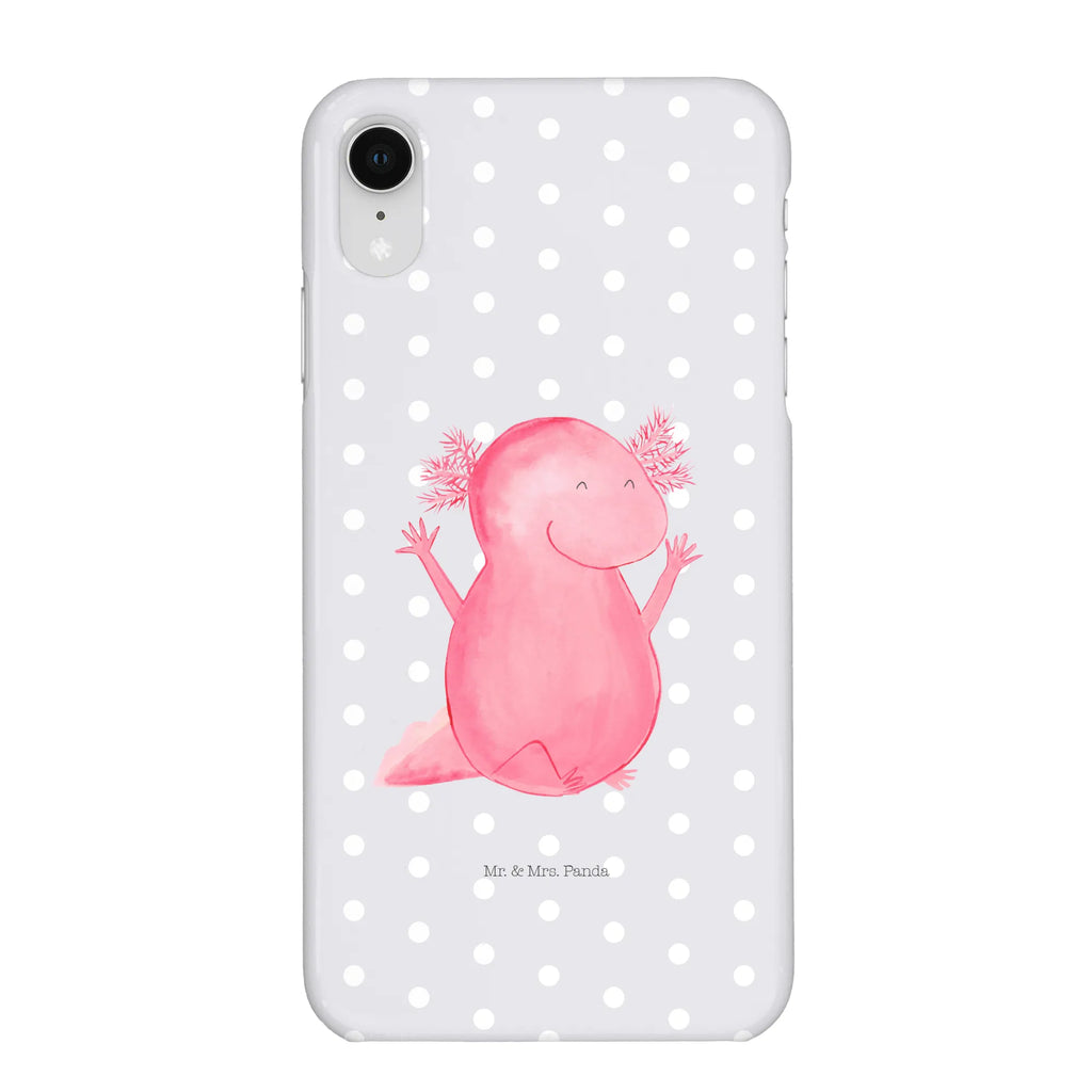 Handyhülle Axolotl Hurra Handy, Iphone 10, Handycover, Handy Case, Cover, Handyhülle, Hülle, Iphone X, Molch, Axolotl, Axolot, Schwanzlurch, Freude, Spaß, Lurch, Fröhlich, Motivation, Zufriedenheit, Lurche