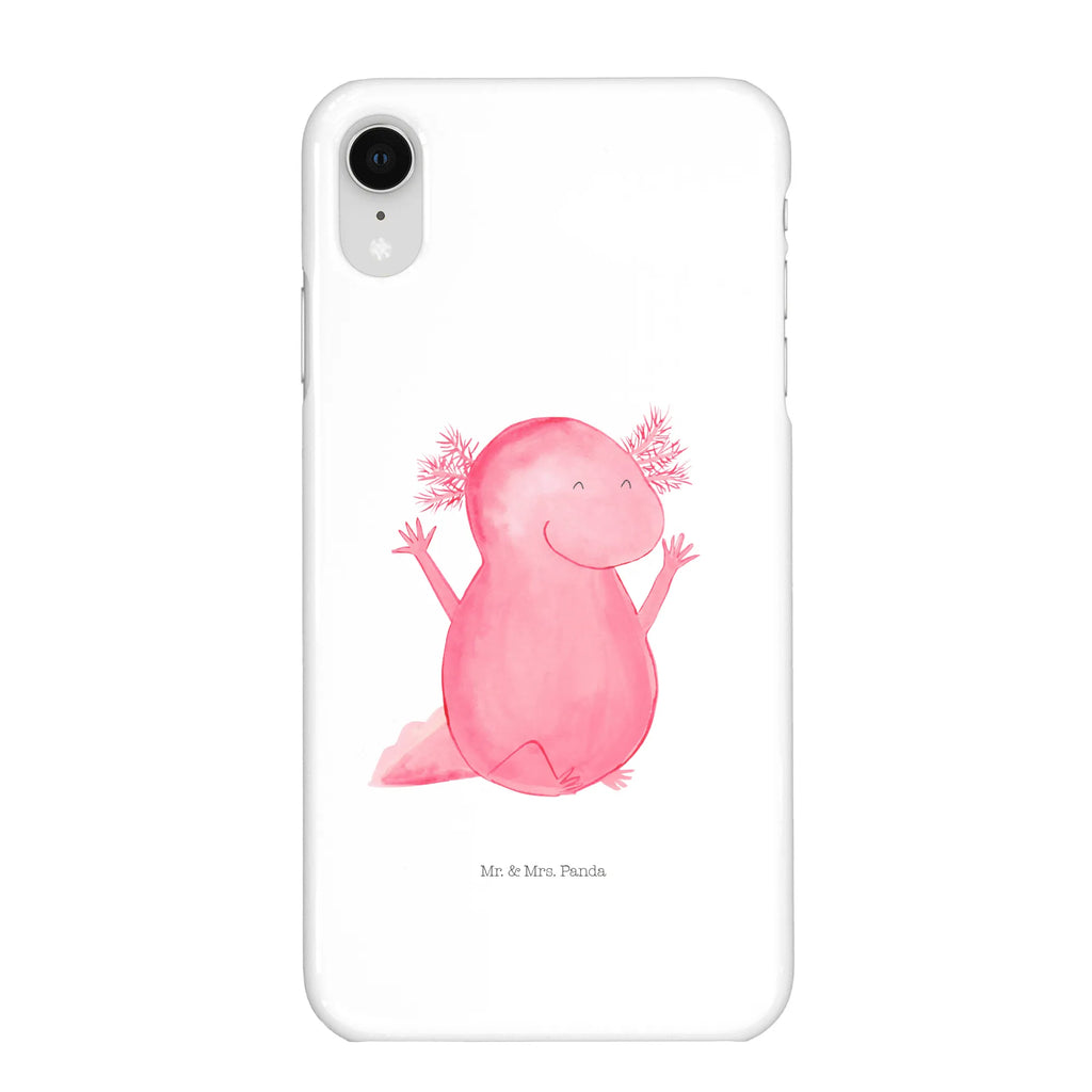 Handyhülle Axolotl Hurra Handy, Iphone 10, Handycover, Handy Case, Cover, Handyhülle, Hülle, Iphone X, Molch, Axolotl, Axolot, Schwanzlurch, Freude, Spaß, Lurch, Fröhlich, Motivation, Zufriedenheit, Lurche
