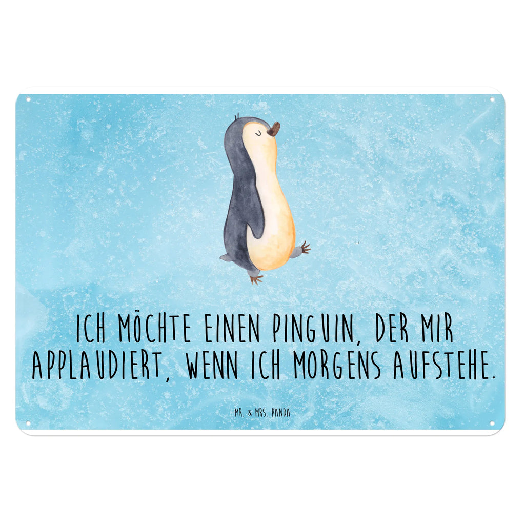 Blechschild Pinguin marschieren Blechschild Für Frauen, Blechschild, Blechschild Küche, Blechschild Für Männer, Blechschild Zum Aufhängen, Türschild Metall, Dekoschild Metall, Blechschild Groß, Wandschild Metall, Blechschild Büro, Pinguin, Pinguine, Langschläfer, Bruder, Familie, Frühaufsteher, Schwester