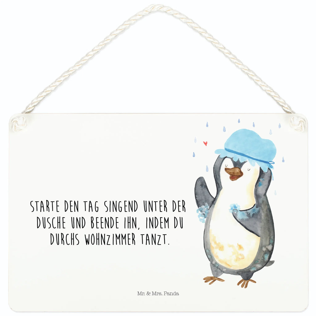 Deko Schild Pinguin Duschen dekoration schild, Wandschild, hängeschild, wandtafel, Türschild, Holzschild, holzbild, Deko Schild, Motivschild, Deko Wandtafel, Küchenschild, Dekoschild, dekoschilder, wandhänger, sprüche schild, Badschild, Türschild Familie, Spruchschild, Schild mit Spruch, dekotafel, Schild, Holztafel, Pinguin, Motivation, Neustart, Neuanfang, Duschen, glücklich sein, Lebensmotto, Dusche, Pinguine