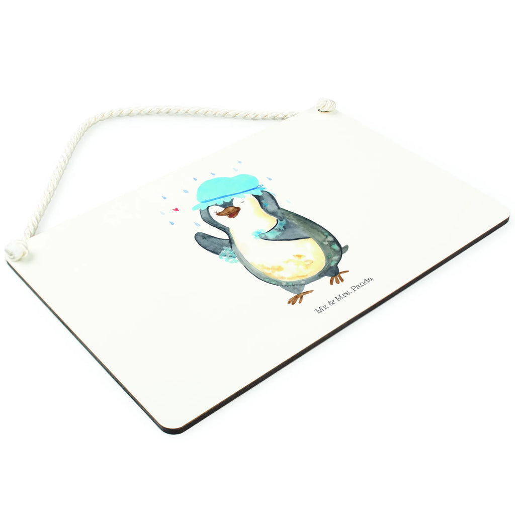 Deko Schild Pinguin Duschen dekoration schild, Wandschild, hängeschild, wandtafel, Türschild, Holzschild, holzbild, Deko Schild, Motivschild, Deko Wandtafel, Küchenschild, Dekoschild, dekoschilder, wandhänger, sprüche schild, Badschild, Türschild Familie, Spruchschild, Schild mit Spruch, dekotafel, Schild, Holztafel, Pinguin, Motivation, Neustart, Neuanfang, Duschen, glücklich sein, Lebensmotto, Dusche, Pinguine