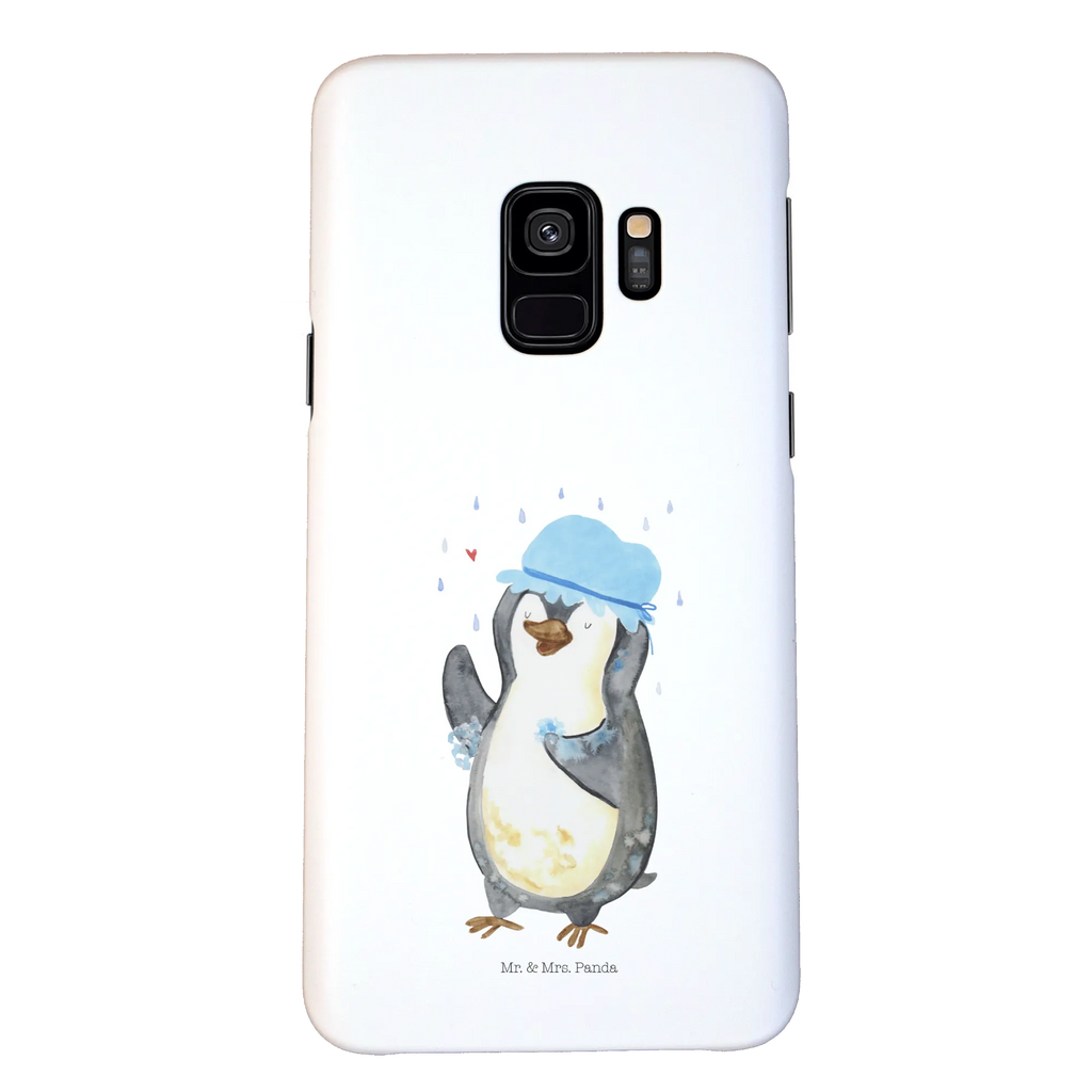 Phone case Penguin have a shower Iphone 10, Cover, Handy, Handyhülle, Hülle, Handycover, Handy Case, Iphone X, Pinguin, Neuanfang, Dusche, Neustart, Motivation, glücklich sein, Duschen, Lebensmotto, Pinguine