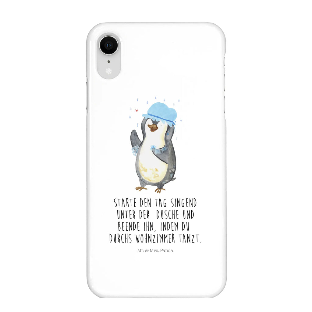Phone case Penguin have a shower Iphone 10, Cover, Handy, Handyhülle, Hülle, Handycover, Handy Case, Iphone X, Pinguin, Neuanfang, Dusche, Neustart, Motivation, glücklich sein, Duschen, Lebensmotto, Pinguine
