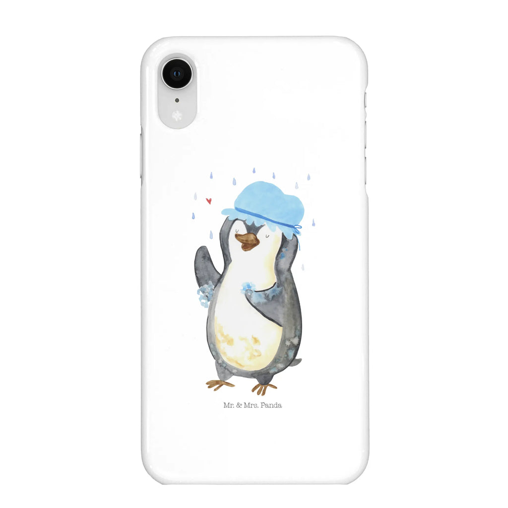 Phone case Penguin have a shower Iphone 10, Cover, Handy, Handyhülle, Hülle, Handycover, Handy Case, Iphone X, Pinguin, Neuanfang, Dusche, Neustart, Motivation, glücklich sein, Duschen, Lebensmotto, Pinguine