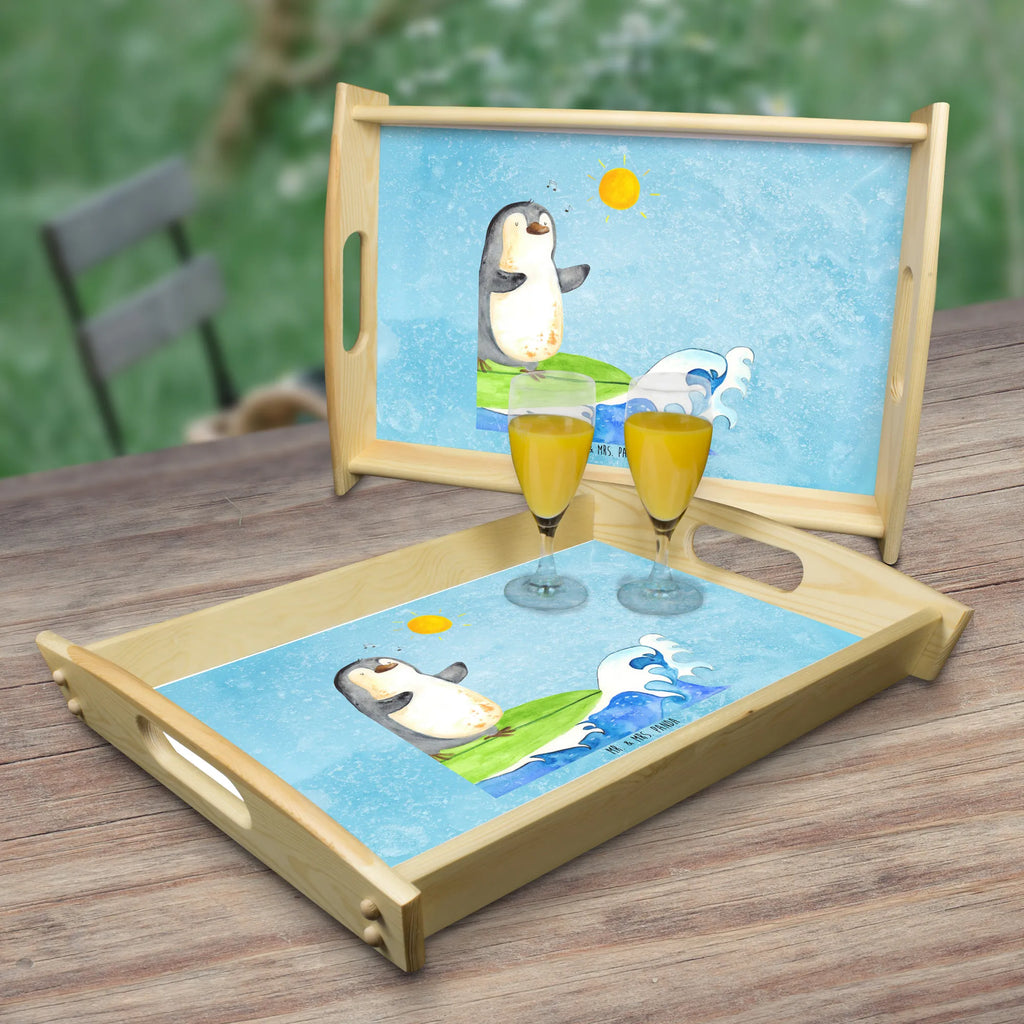 Serving tray Penguin surfer Frühstückstablett, tablett für bett, essenstablett, Servier Tablett, tablett für getränke, tragetablett, serviertablett holz, sofatablett, Holztablett, Tablett, ablagetablett, holz serviertablett, couchtablett, kaffeetablett, bett tablett, betttablett, getränketablett, tablett holz, echtholz tablett, serviertablett aus holz, tablett zum servieren, tablett für essen, Küchentablett, Serviertablett, teetablett, tablett aus holz, Pinguin, Pinguine, Urlaub, Surfen, Hawaii, Surfer, Portugal, Wellen Reiten, Wellen