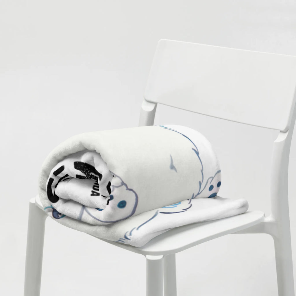 Kocyk dla niemowląt Niedźwiedź polarny leniwy Babydecke, Geschenk Geburt, Babygeschenk, Babyecke Kuscheldecke, Krabbeldecke, Bär, Teddy, Teddybär, Arbeit, Arbeitsplatz, Bürojob, Eisbär, Entspannen, Faul, Nordpol, Büro, Relaxen, Homeoffice