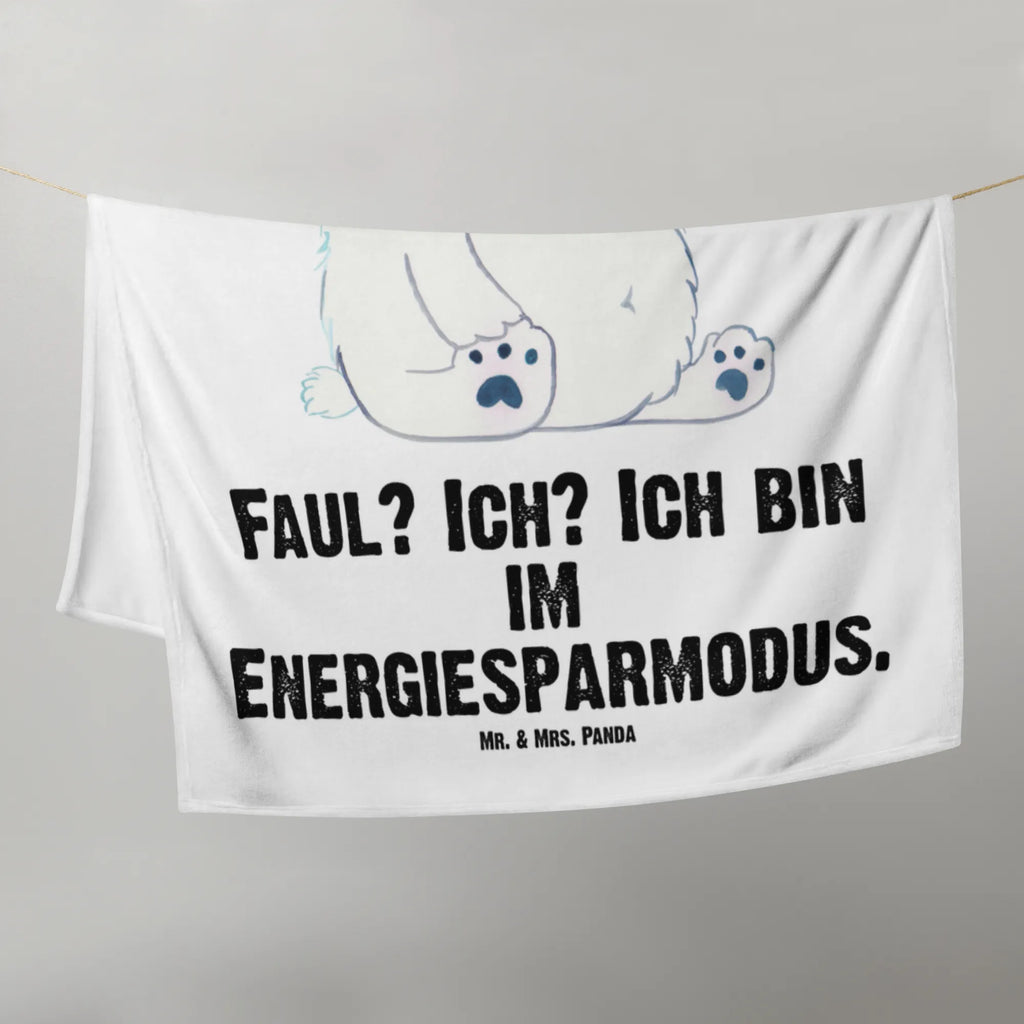 Kocyk dla niemowląt Niedźwiedź polarny leniwy Babydecke, Geschenk Geburt, Babygeschenk, Babyecke Kuscheldecke, Krabbeldecke, Bär, Teddy, Teddybär, Arbeit, Arbeitsplatz, Bürojob, Eisbär, Entspannen, Faul, Nordpol, Büro, Relaxen, Homeoffice