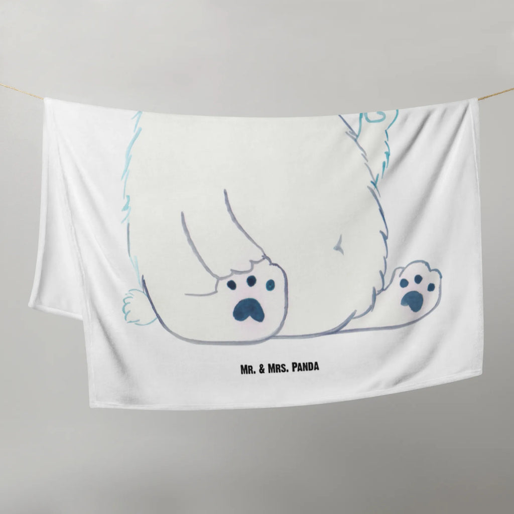 Kocyk dla niemowląt Niedźwiedź polarny leniwy Babydecke, Geschenk Geburt, Babygeschenk, Babyecke Kuscheldecke, Krabbeldecke, Bär, Teddy, Teddybär, Arbeit, Arbeitsplatz, Bürojob, Eisbär, Entspannen, Faul, Nordpol, Büro, Relaxen, Homeoffice