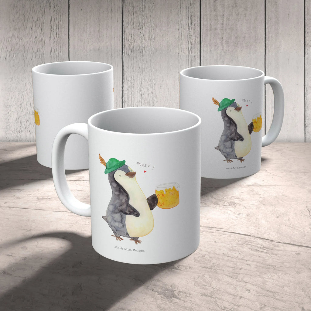 Tasse Pinguin Bier Geschenktasse, Tasse, Kaffeetasse, Keramiktasse, Bürotasse, Tasse mit Zitaten, Tasse mit Motiven, Porzellantasse, Teetasse, Pinguin, Oktoberfest, Bier, Pinguine