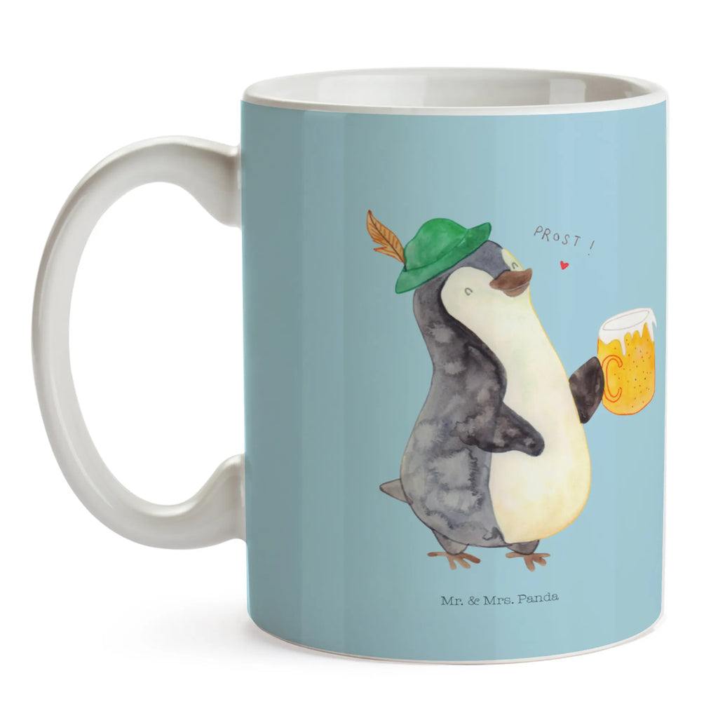 Tasse Pinguin Bier Geschenktasse, Tasse, Kaffeetasse, Keramiktasse, Bürotasse, Tasse mit Zitaten, Tasse mit Motiven, Porzellantasse, Teetasse, Pinguin, Oktoberfest, Bier, Pinguine