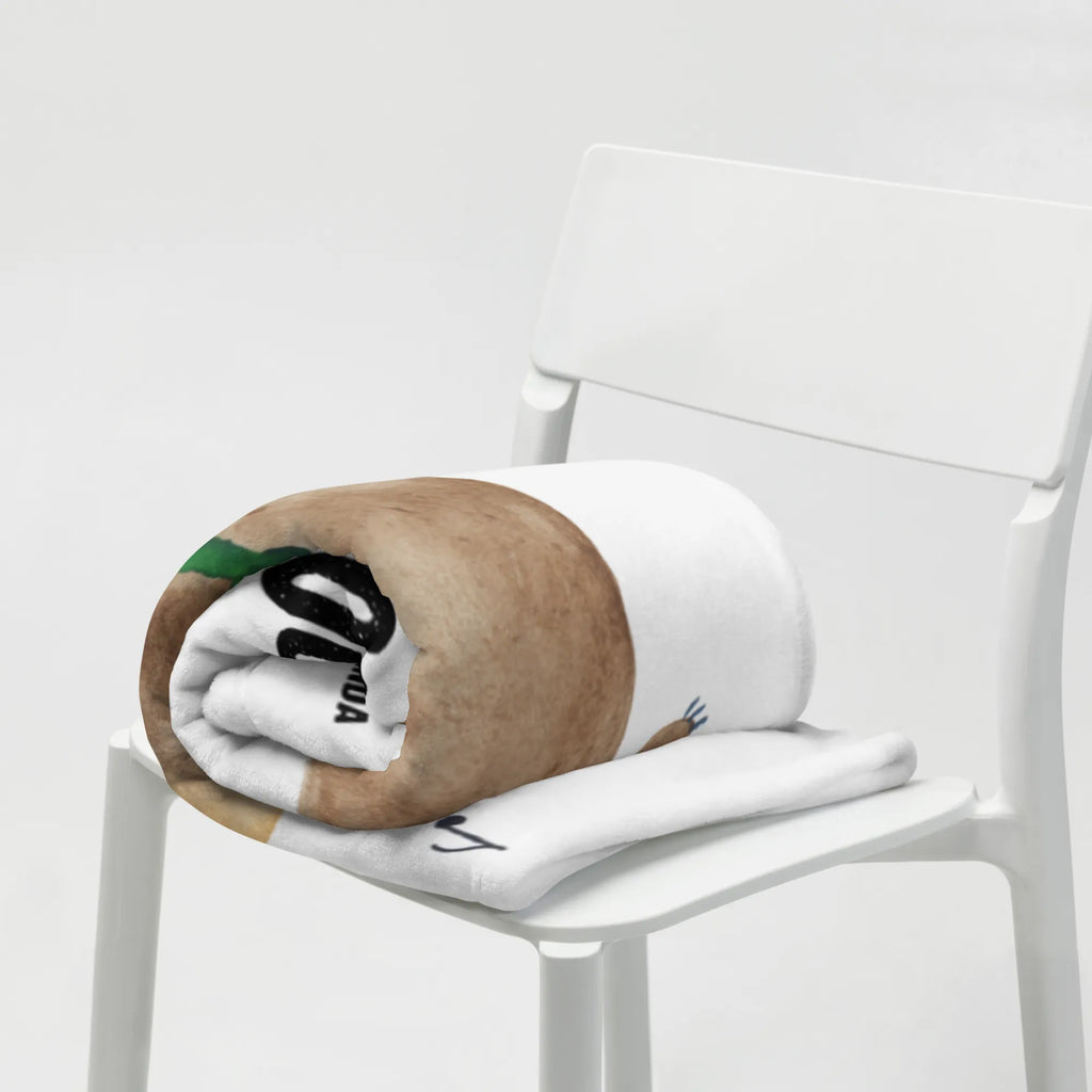 Kocyk dla niemowląt niedźwiedź Gitara Babydecke, Babygeschenk, Krabbeldecke, Babyecke Kuscheldecke, Geschenk Geburt, Bär, Teddy, Teddybär