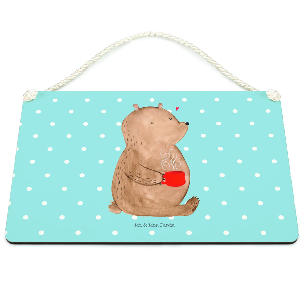 Deko Schild Bär Kaffee Schild mit Spruch, sprüche schild, Holztafel, Türschild Familie, hängeschild, wandhänger, Dekoschild, Türschild, Schild, Wandschild, Deko Schild, dekoration schild, Badschild, holzbild, Deko Wandtafel, dekoschilder, Küchenschild, Holzschild, dekotafel, Motivschild, wandtafel, Spruchschild, Teddybär, Teddy, Bär, Coffee, Kaffee, Guten Morgen, Morgenroutine, Motivation, Bären, Welt Erobern, Welt Retten