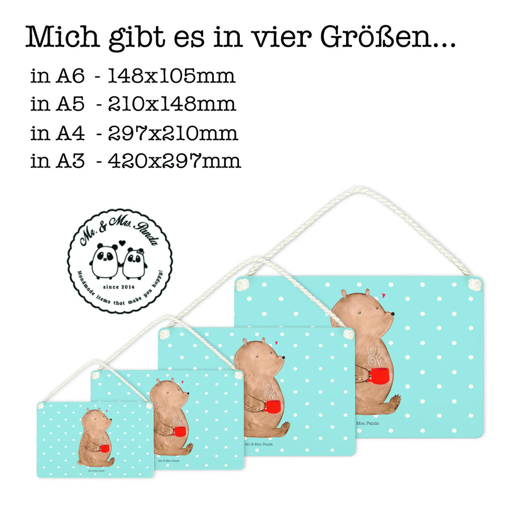 Deko Schild Bär Kaffee Schild mit Spruch, sprüche schild, Holztafel, Türschild Familie, hängeschild, wandhänger, Dekoschild, Türschild, Schild, Wandschild, Deko Schild, dekoration schild, Badschild, holzbild, Deko Wandtafel, dekoschilder, Küchenschild, Holzschild, dekotafel, Motivschild, wandtafel, Spruchschild, Teddybär, Teddy, Bär, Coffee, Kaffee, Guten Morgen, Morgenroutine, Motivation, Bären, Welt Erobern, Welt Retten
