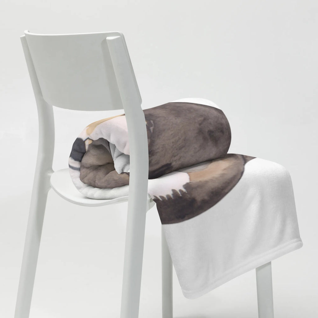 Kocyk dla niemowląt pies relaks Babyecke Kuscheldecke, Krabbeldecke, Babygeschenk, Geschenk Geburt, Babydecke, Hund, Hundemotiv, Haustier, Hunderasse, Tierliebhaber, Hundebesitzer, Sprüche, Liebe, Hundeglück, schwarzer Hund, Hundeliebe