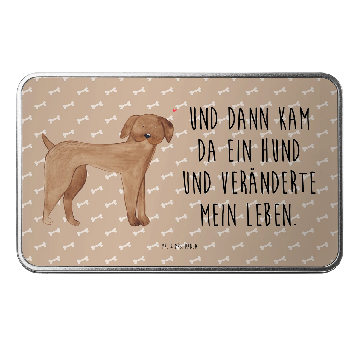 Metal tin Dog mastiff