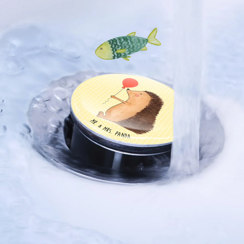 Waschbecken Stöpsel Igel mit Luftballon Waschbecken, Ablaufgarnitur, Abflussstöpsel, Waschbecken Stopfen, Stöpsel, Tiermotive, Gute Laune, lustige Sprüche, Tiere, Geburtstagskind, Ballon, Herzlichen Glückwunsch, Glückwunsch, Igel, Happy Birthday, Geburtstag