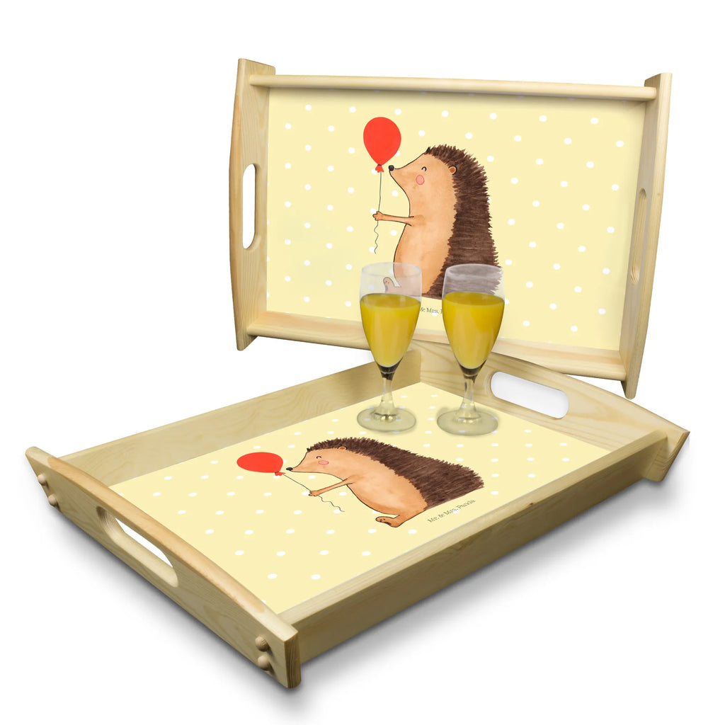 Serviertablett Igel Luftballon Serviertablett, Holztablett, Frühstückstablett, Küchentablett, Tablett, Dekotablett, Tiermotive, Gute Laune, lustige Sprüche, Tiere, Happy Birthday, Igel, Glückwunsch, Herzlichen Glückwunsch, Geburtstagskind, Geburtstag, Ballon