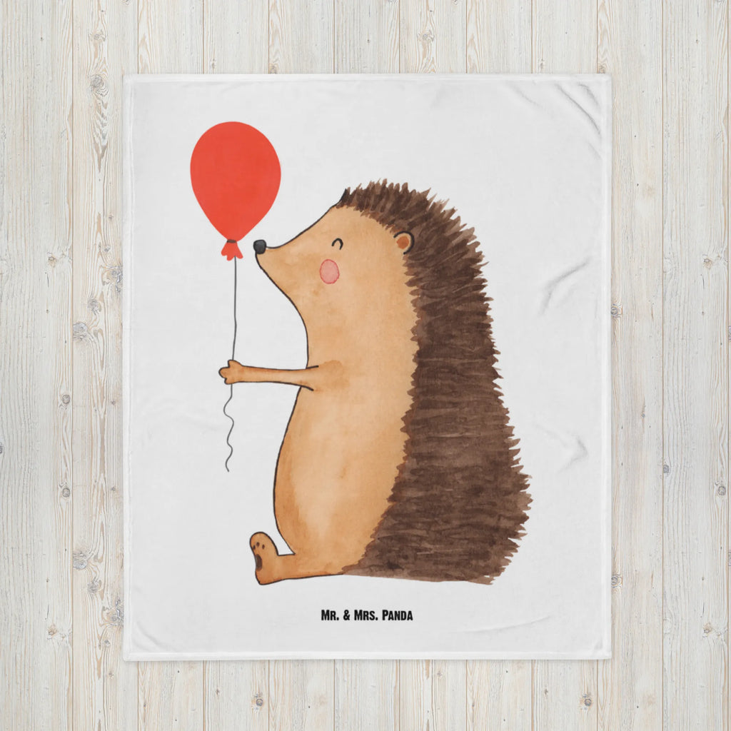 Babydecke Igel mit Luftballon Geschenk Geburt, Babygeschenk, Krabbeldecke, Babyecke Kuscheldecke, Babydecke, Tiermotive, Gute Laune, lustige Sprüche, Tiere, Glückwunsch, Geburtstagskind, Geburtstag, Herzlichen Glückwunsch, Happy Birthday, Ballon, Igel