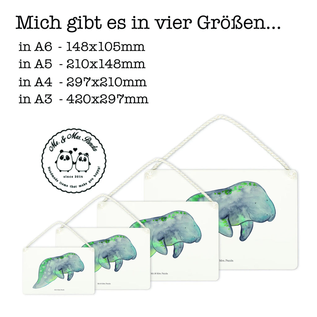 Decorative sign manatee Relax Seafood, aquatic animals, ocean, sea, fish, shells, corals, reef, whale, narwhal, sea urchin, lobster, platypus, turtle, manatee, crocodile, orca, shrimp, gifts for seafood lovers, water world, underwater animals, underwater world, vacation, deep sea, seafood fans, gift ideas, seafood decoration, seafood posters, manatees, losing weight, sweets, diet, food, sugar, diet mania