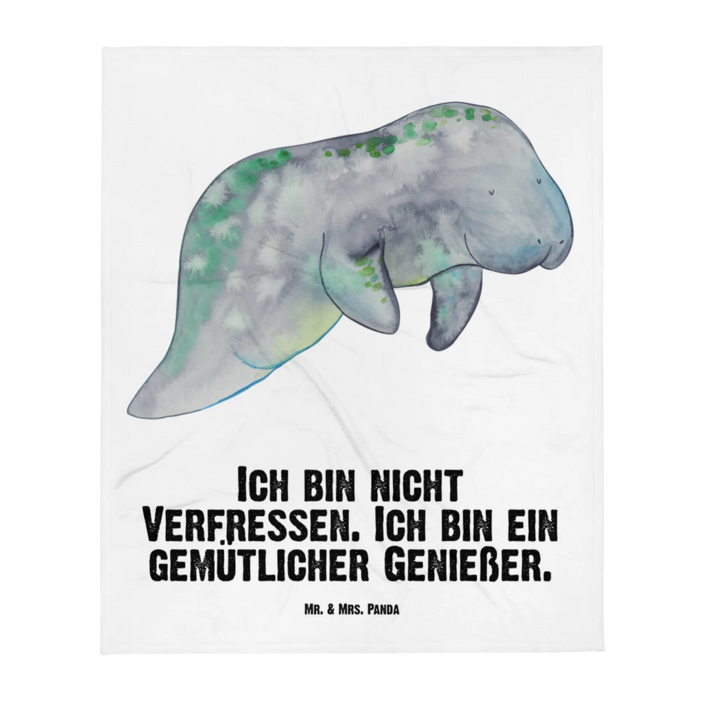 Baby blanket manatee Relax Krabbeldecke, Babygeschenk, Babyecke Kuscheldecke, Babydecke, Geschenk Geburt, Meerestiere, Meer, Urlaub, Diätwahn, Diät, Abnehmen, Seekuh, Süßigkeiten, Essen, Seekühe, Zucker