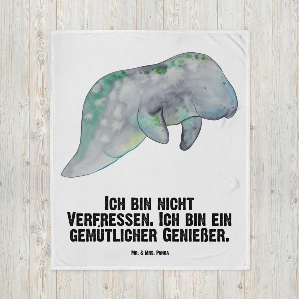 Baby blanket manatee Relax Krabbeldecke, Babygeschenk, Babyecke Kuscheldecke, Babydecke, Geschenk Geburt, Meerestiere, Meer, Urlaub, Diätwahn, Diät, Abnehmen, Seekuh, Süßigkeiten, Essen, Seekühe, Zucker
