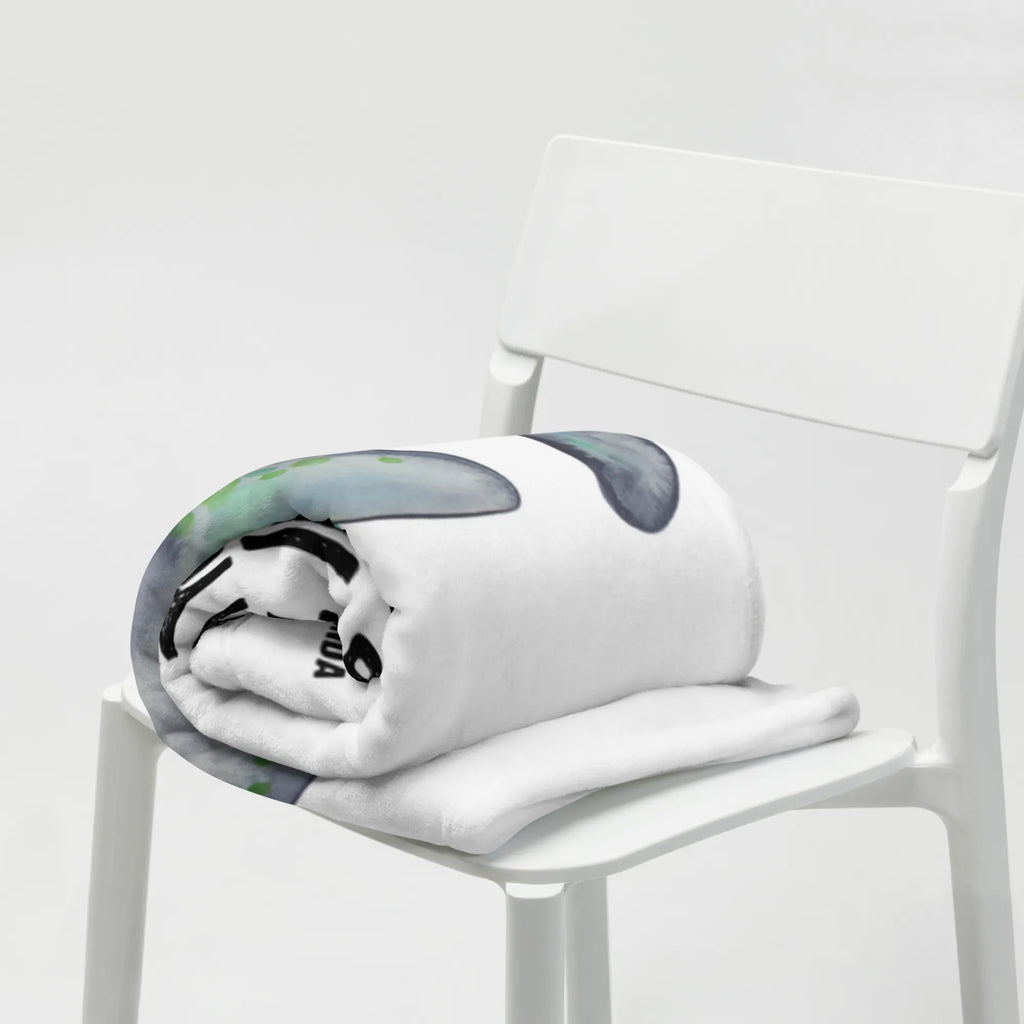 Baby blanket manatee Relax Krabbeldecke, Babygeschenk, Babyecke Kuscheldecke, Babydecke, Geschenk Geburt, Meerestiere, Meer, Urlaub, Diätwahn, Diät, Abnehmen, Seekuh, Süßigkeiten, Essen, Seekühe, Zucker