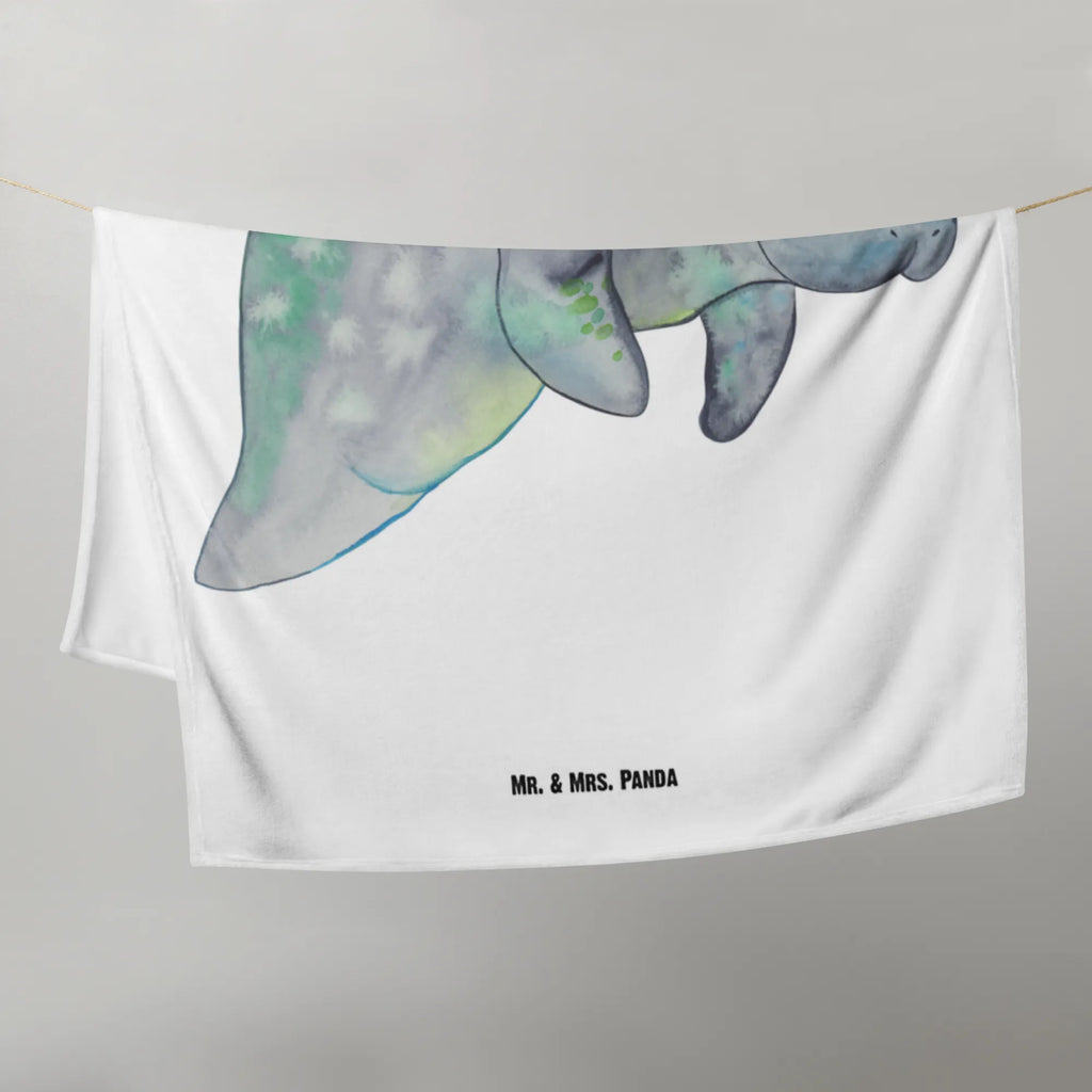 Baby blanket manatee Relax Krabbeldecke, Babygeschenk, Babyecke Kuscheldecke, Babydecke, Geschenk Geburt, Meerestiere, Meer, Urlaub, Diätwahn, Diät, Abnehmen, Seekuh, Süßigkeiten, Essen, Seekühe, Zucker