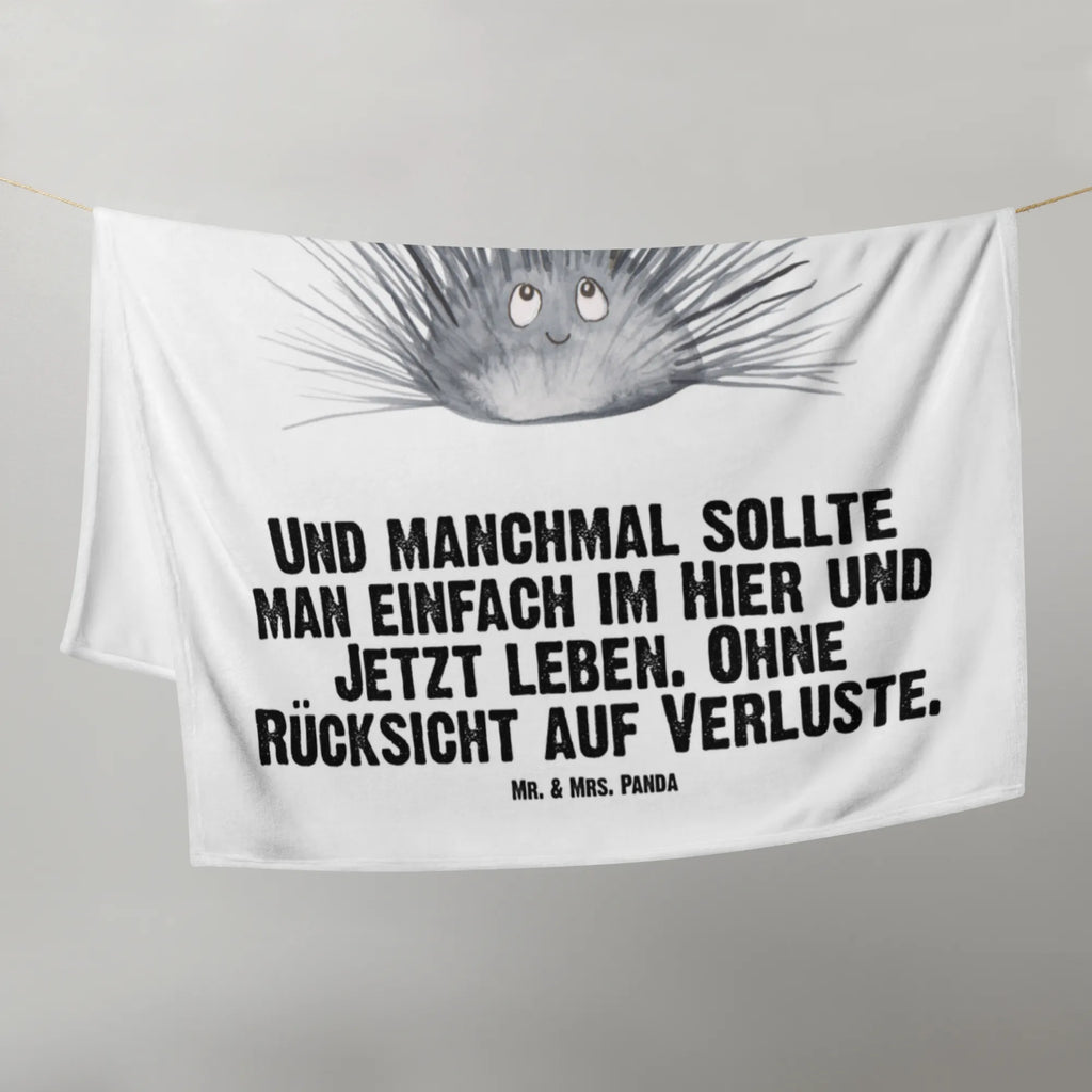 Kocyk dla niemowląt Jeżowiec Babygeschenk, Babydecke, Babyecke Kuscheldecke, Krabbeldecke, Geschenk Geburt, Meerestiere, Meer, Urlaub, Leben, Selbstakzeptanz, Seeigel, Achtsamkeit, Selbstliebe, Lebe, Hier und Jetzt