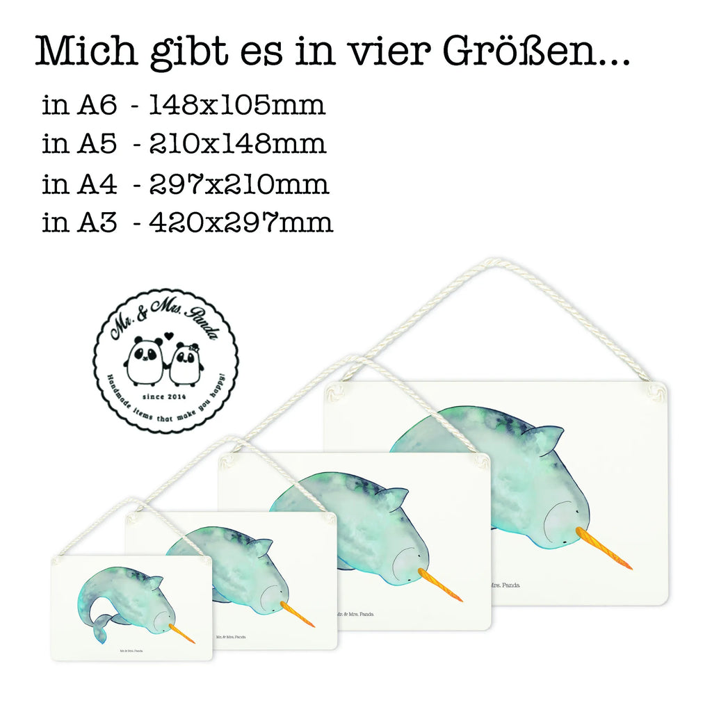 Dekoracyjny znak Narwal sprüche schild, Spruchschild, Wandschild, wandtafel, Deko Schild, Holzschild, Türschild Familie, wandhänger, Türschild, Dekoschild, dekoration schild, dekotafel, dekoschilder, Motivschild, holzbild, Schild mit Spruch, Badschild, Schild, Holztafel, Küchenschild, Deko Wandtafel, hängeschild, Urlaub, Meer, Meerestiere, Hausfrau, Junggesellin, Putzen, Kinderzimmer, Aufräumen, Narwal, Wal