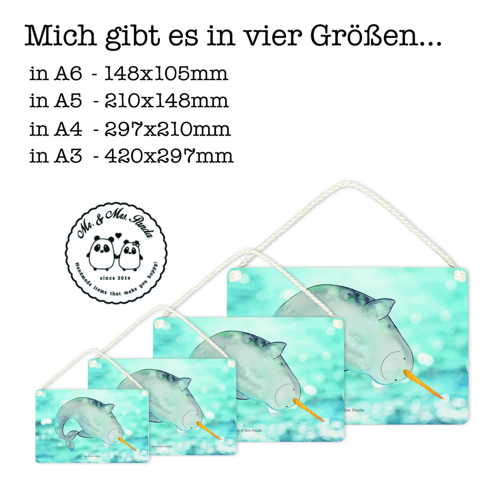 Dekoracyjny znak Narwal sprüche schild, Spruchschild, Wandschild, wandtafel, Deko Schild, Holzschild, Türschild Familie, wandhänger, Türschild, Dekoschild, dekoration schild, dekotafel, dekoschilder, Motivschild, holzbild, Schild mit Spruch, Badschild, Schild, Holztafel, Küchenschild, Deko Wandtafel, hängeschild, Urlaub, Meer, Meerestiere, Hausfrau, Junggesellin, Putzen, Kinderzimmer, Aufräumen, Narwal, Wal