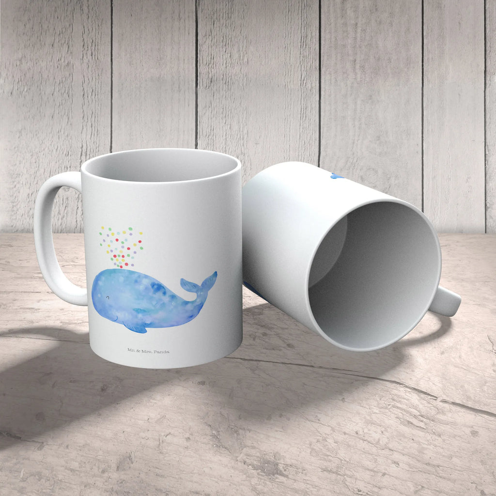 Mug whale confetti Tasse, Kaffeetasse, Teetasse, Becher, Kaffeebecher, Teebecher, Keramiktasse, Porzellantasse, Büro Tasse, Geschenk Tasse, Tasse Sprüche, Tasse Motive, Kaffeetassen, Tasse bedrucken, Designer Tasse, Cappuccino Tassen, Schöne Teetassen, Meerestiere, Meer, Urlaub, Wal, Konfetti, Wale, Motivation, Neuanfang, Trennung, Diät, Abnehmen, Neustart, Lebensabschnitt, Geburtstag