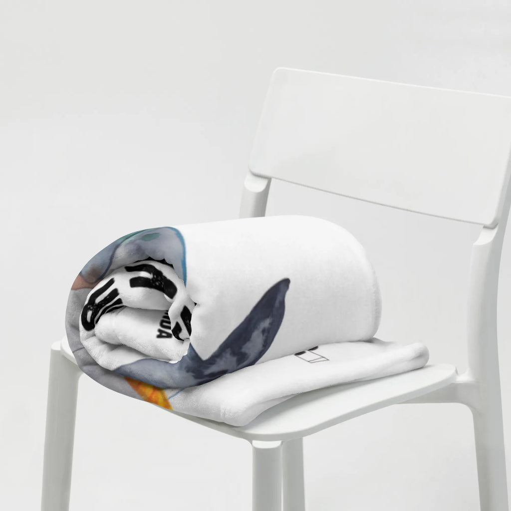 Kocyk dla niemowląt narwal Gitara Zwierzeta morskie, Morze, Wakacje