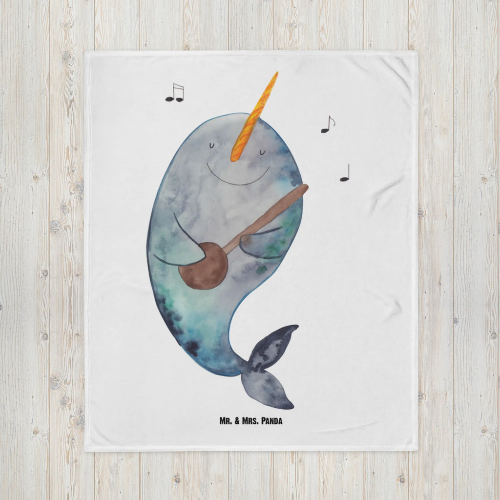 Kocyk dla niemowląt narwal Gitara Zwierzeta morskie, Morze, Wakacje