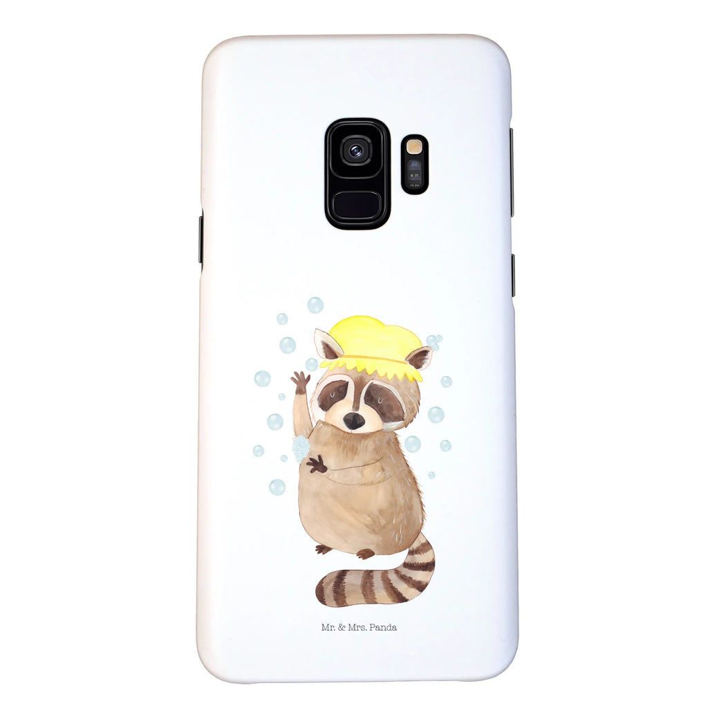 Phone case Raccoon mobile phone, mobile cover, case, mobile phone case, Iphone X, Iphone 10, cover, small animals, cute, funny, cute animal motives, hand drawn, small world, funny sayings, good mood, happy, gifts, gift ideas, special gifts, animal lover, card, plan, raccoon, soap bubbles, wash, daydreaming