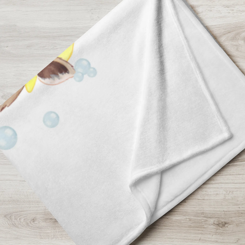 Baby blanket Raccoon small animals, cute, funny, cute animal motives, hand drawn, small world, funny sayings, good mood, happy, gifts, gift ideas, special gifts, animal lover, card, plan, raccoon, wash, soap bubbles, daydreaming