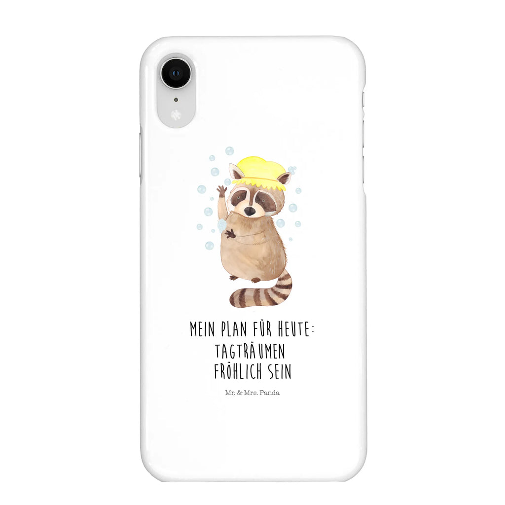 Phone case Raccoon mobile phone, mobile cover, case, mobile phone case, Iphone X, Iphone 10, cover, small animals, cute, funny, cute animal motives, hand drawn, small world, funny sayings, good mood, happy, gifts, gift ideas, special gifts, animal lover, card, plan, raccoon, soap bubbles, wash, daydreaming
