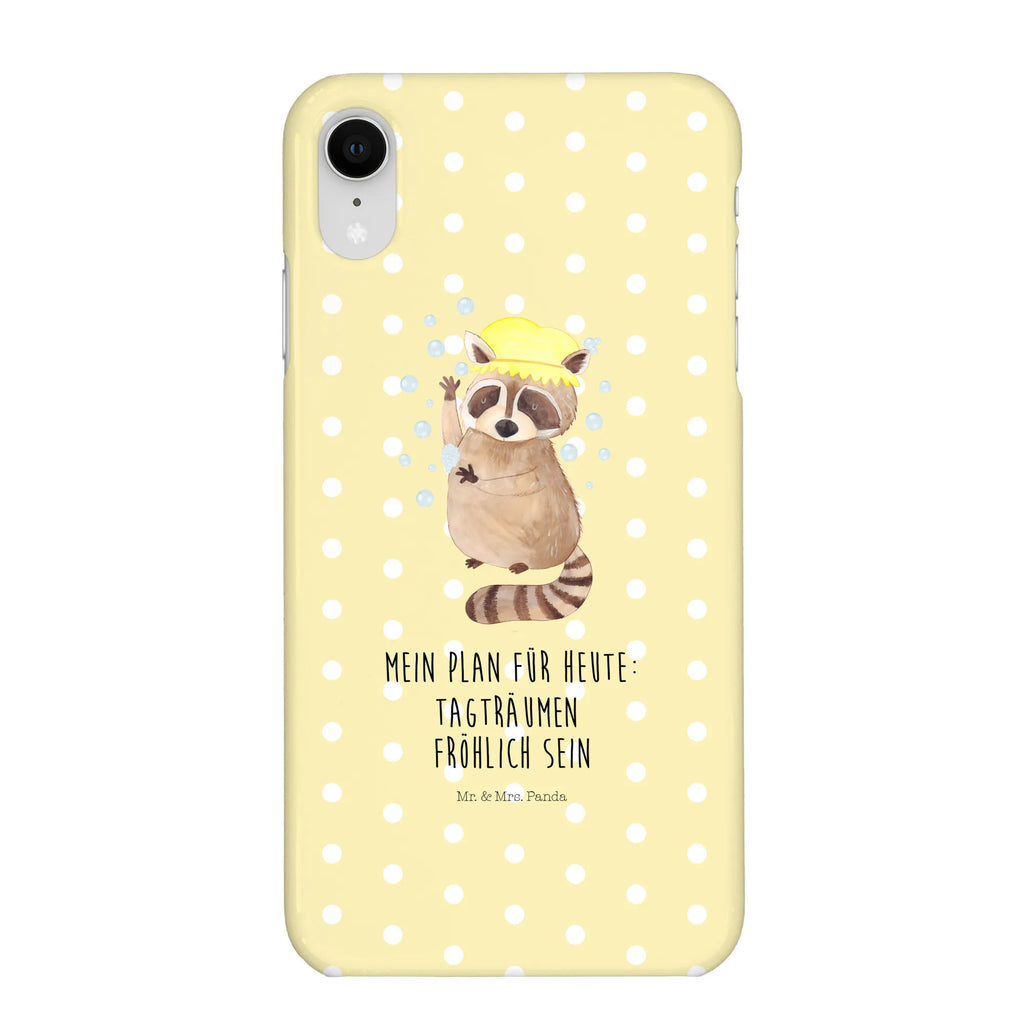 Phone case Raccoon mobile phone, mobile cover, case, mobile phone case, Iphone X, Iphone 10, cover, small animals, cute, funny, cute animal motives, hand drawn, small world, funny sayings, good mood, happy, gifts, gift ideas, special gifts, animal lover, card, plan, raccoon, soap bubbles, wash, daydreaming