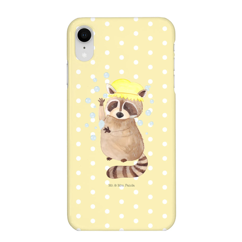 Phone case Raccoon mobile phone, mobile cover, case, mobile phone case, Iphone X, Iphone 10, cover, small animals, cute, funny, cute animal motives, hand drawn, small world, funny sayings, good mood, happy, gifts, gift ideas, special gifts, animal lover, card, plan, raccoon, soap bubbles, wash, daydreaming
