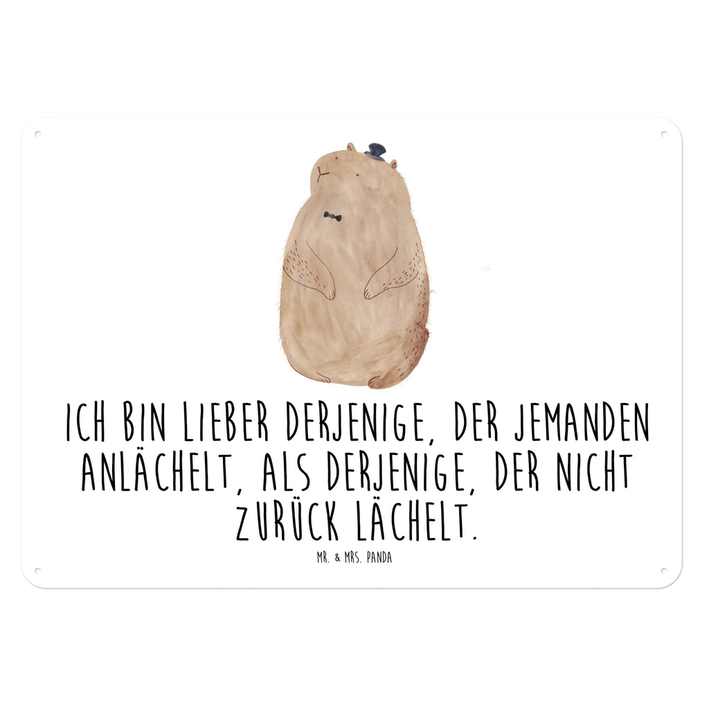 Tin sign Groundhog Blechschild Für Männer, Dekoschild Metall, Blechschild Für Frauen, Blechschild Büro, Blechschild, Blechschild Groß, Wandschild Metall, Türschild Metall, Blechschild Küche, Blechschild Zum Aufhängen, Tiere, Gute Laune, Tiermotive, Lustige Sprüche, Fröhlichkeit, Respekt, Murmeltier, Anstand, Knigge, Freundlichkeit