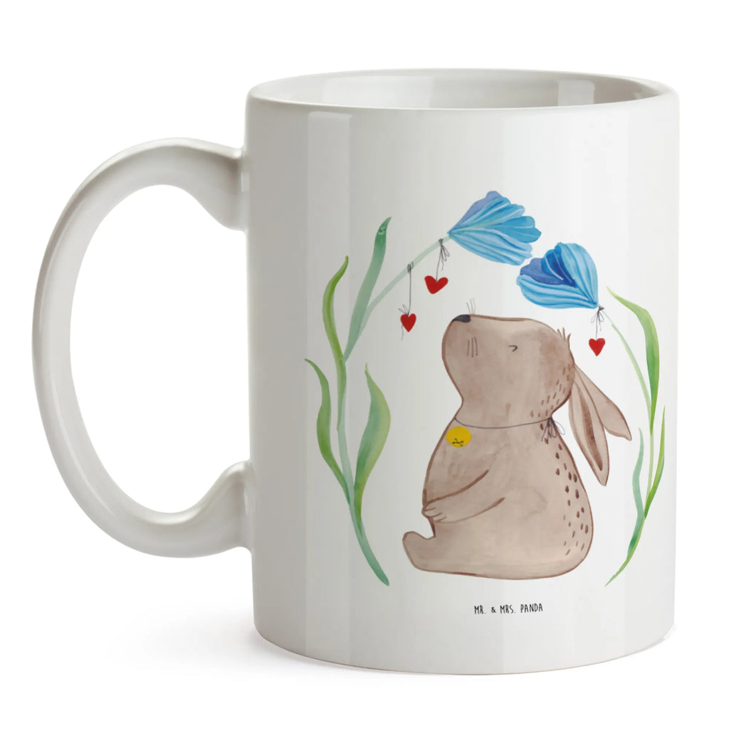 Kubek królik kwiat Porzellantasse, Tasse, Tasse mit Zitaten, Teetasse, Keramiktasse, Geschenktasse, Tasse mit Motiven, Kaffeetasse, Bürotasse, Ostern, Osterhase, Ostergeschenke, Osternest, Osterdeko, Geschenke zu Ostern, Ostern Geschenk, Ostergeschenke Kinder, Ostern Kinder, Schwangerschaft, Hoffnung, Taufgeschenk, Hase, Kaninchen, Taufe, Kindergeburtstag, Geburt, Geburtstag, Träume, Kind, erstes Kind