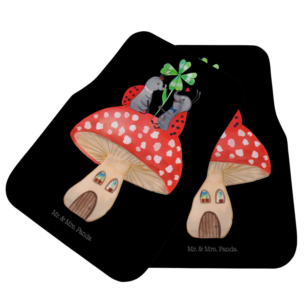 Driver car mat ladybug toadstool dirty mat car, driver, floor mat car, car floor mats, small animals, cute, funny, cute animal motives, hand drawn, small world, funny sayings, good mood, happy, gifts, gift ideas, special gifts, animal lover, card, ladybird, house of fleshy fungi, house, toadstool, at home, flat