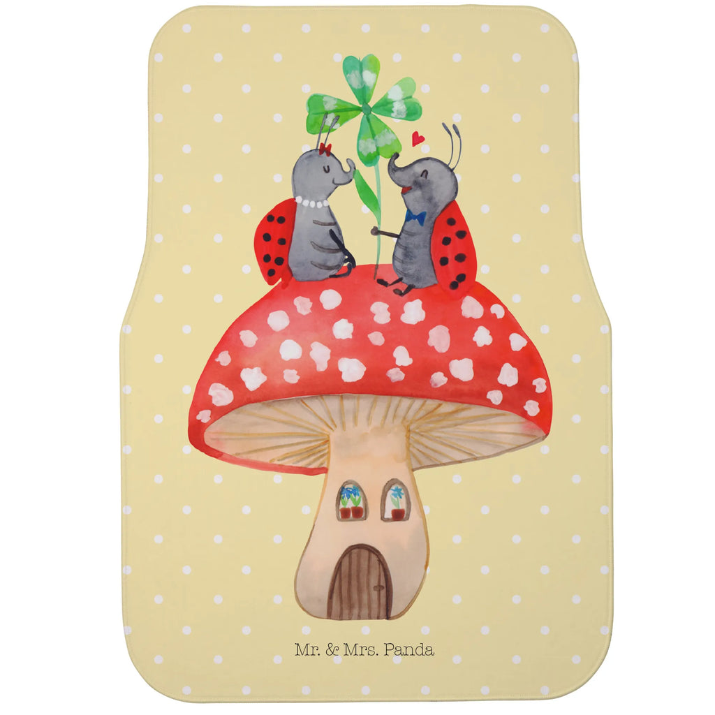 Driver car mat ladybug toadstool dirty mat car, driver, floor mat car, car floor mats, small animals, cute, funny, cute animal motives, hand drawn, small world, funny sayings, good mood, happy, gifts, gift ideas, special gifts, animal lover, card, ladybird, house of fleshy fungi, house, toadstool, at home, flat