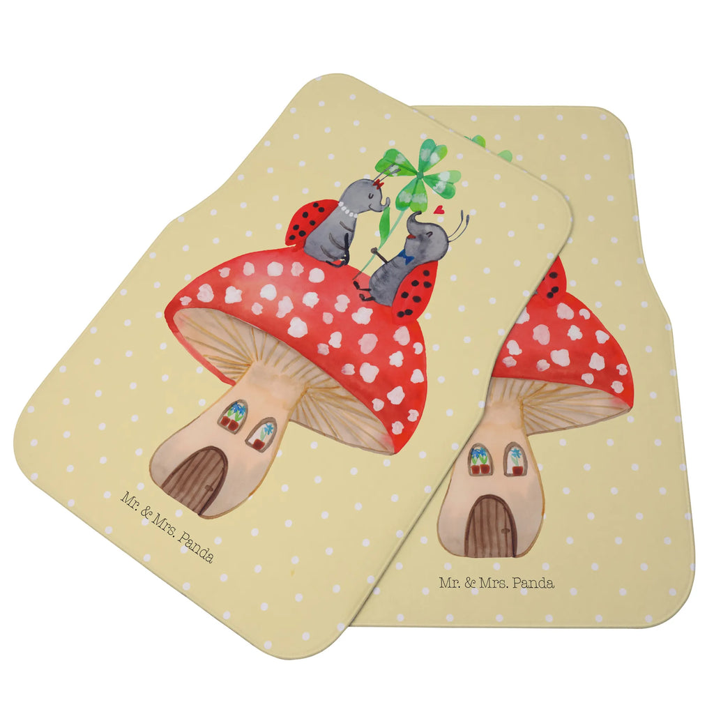 Driver car mat ladybug toadstool dirty mat car, driver, floor mat car, car floor mats, small animals, cute, funny, cute animal motives, hand drawn, small world, funny sayings, good mood, happy, gifts, gift ideas, special gifts, animal lover, card, ladybird, house of fleshy fungi, house, toadstool, at home, flat