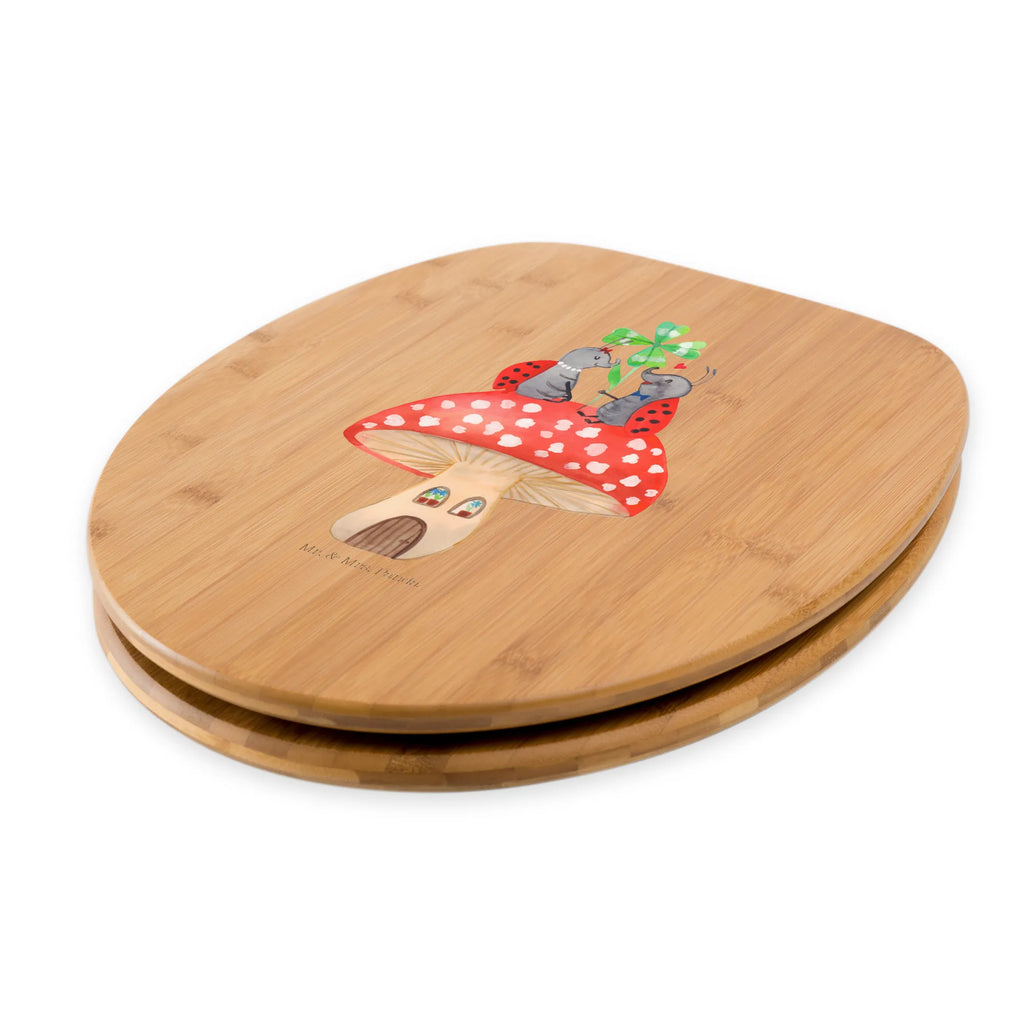 Motiv WC Sitz Marienkäfer Fliegenpilz Klobrille, Toilette, Klodeckel, WC-Sitz, Toilettendeckel, Tiermotive, Gute Laune, lustige Sprüche, Tiere, Haus, Wohnung, Fleigenpilzhaus, zuhause, Marienkäfer, Fliegenpilz