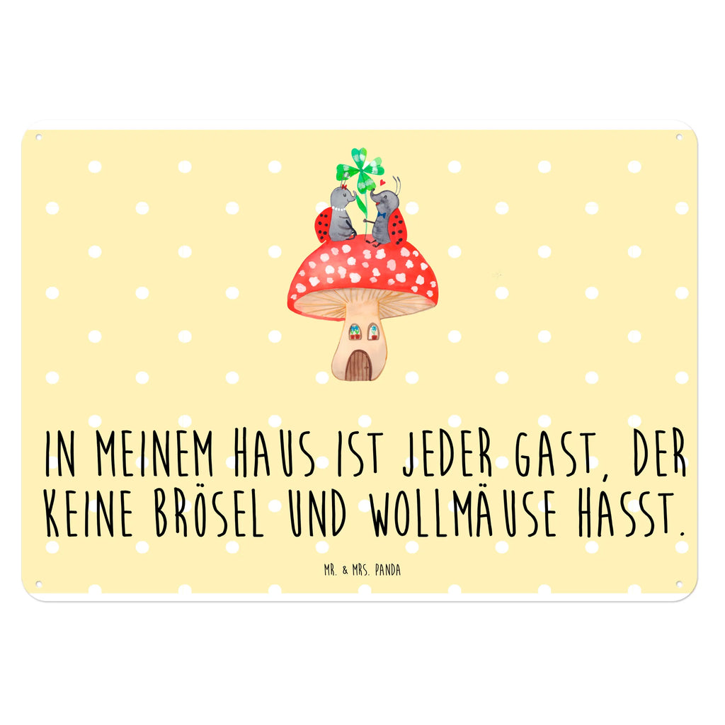 Blechschild Marienkäfer Fliegenpilz Dekoschild Metall, Türschild Metall, Blechschild Zum Aufhängen, Blechschild Für Männer, Wandschild Metall, Blechschild Küche, Blechschild, Blechschild Groß, Blechschild Für Frauen, Blechschild Büro, Tiermotive, Gute Laune, Lustige Sprüche, Tiere, Marienkäfer, Zuhause, Haus, Wohnung, Fleigenpilzhaus, Fliegenpilz