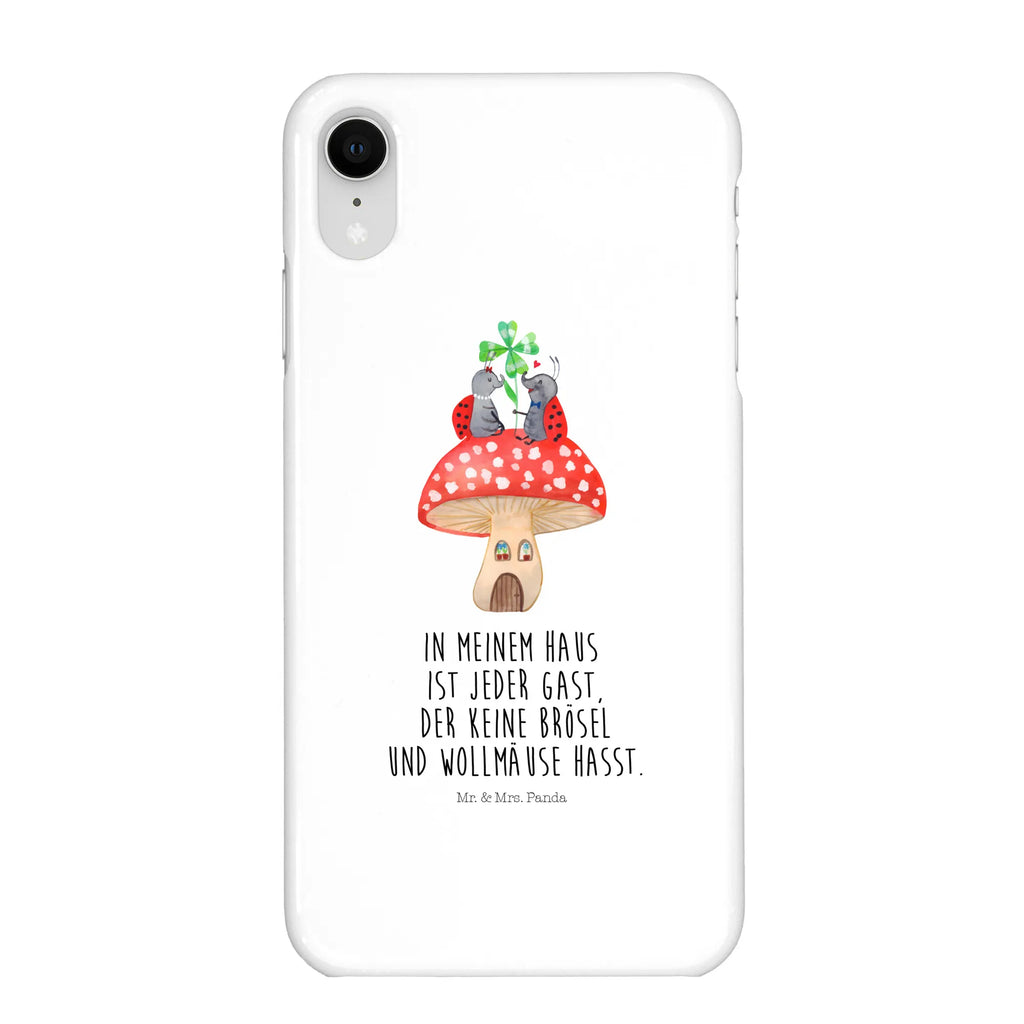 Phone case ladybug toadstool Handy Case, Handy, Handycover, Handyhülle, Hülle, Iphone 10, Cover, Iphone X, Lustige Sprüche, Tiermotive, Tiere, Gute Laune, Marienkäfer, Wohnung, Zuhause, Fliegenpilz, Haus, Fleigenpilzhaus
