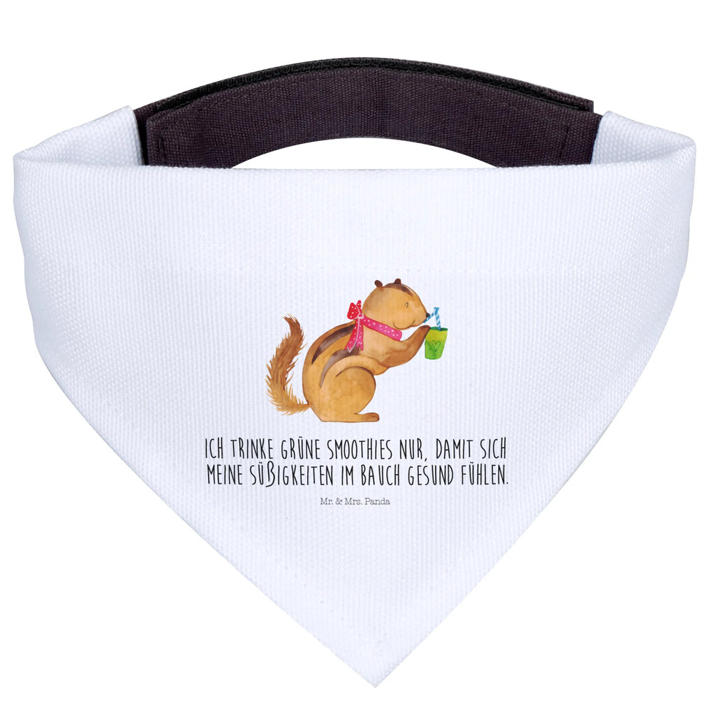 Chusta na szyję dla psa L wiewiórka Smoothie mittel, Hundehalstuch, Halstuch, Hunde, mittelgroße Hunde, Tuch, Tiermotive, Gute Laune, lustige Sprüche, Tiere, Eichhörnchen, Green Smoothies, Diät, Abnehmen, Streifenhörnchen