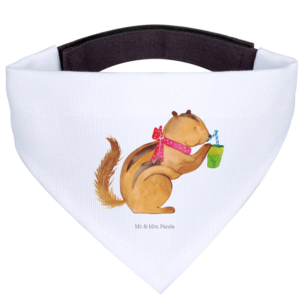 Chusta na szyję dla psa L wiewiórka Smoothie mittel, Hundehalstuch, Halstuch, Hunde, mittelgroße Hunde, Tuch, Tiermotive, Gute Laune, lustige Sprüche, Tiere, Eichhörnchen, Green Smoothies, Diät, Abnehmen, Streifenhörnchen