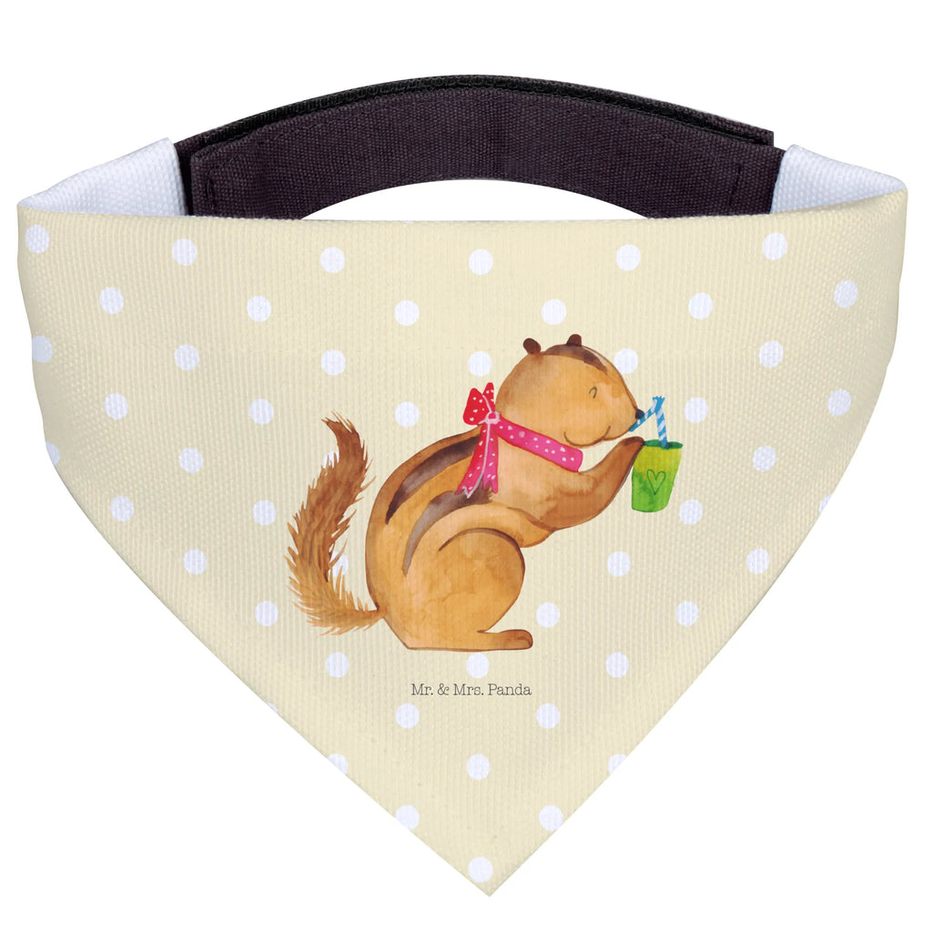 Chusta na szyję dla psa L wiewiórka Smoothie mittel, Hundehalstuch, Halstuch, Hunde, mittelgroße Hunde, Tuch, Tiermotive, Gute Laune, lustige Sprüche, Tiere, Eichhörnchen, Green Smoothies, Diät, Abnehmen, Streifenhörnchen